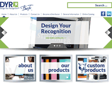 Tablet Screenshot of designyourrecognition.com